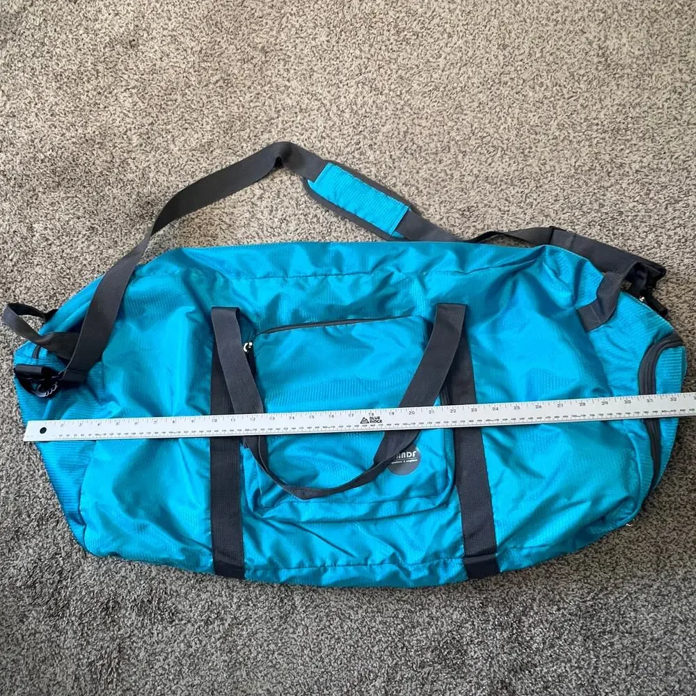WANDF Unisex 80L Minimalist Athleisure Outdoors Foldable Duffle Travel Luggage
